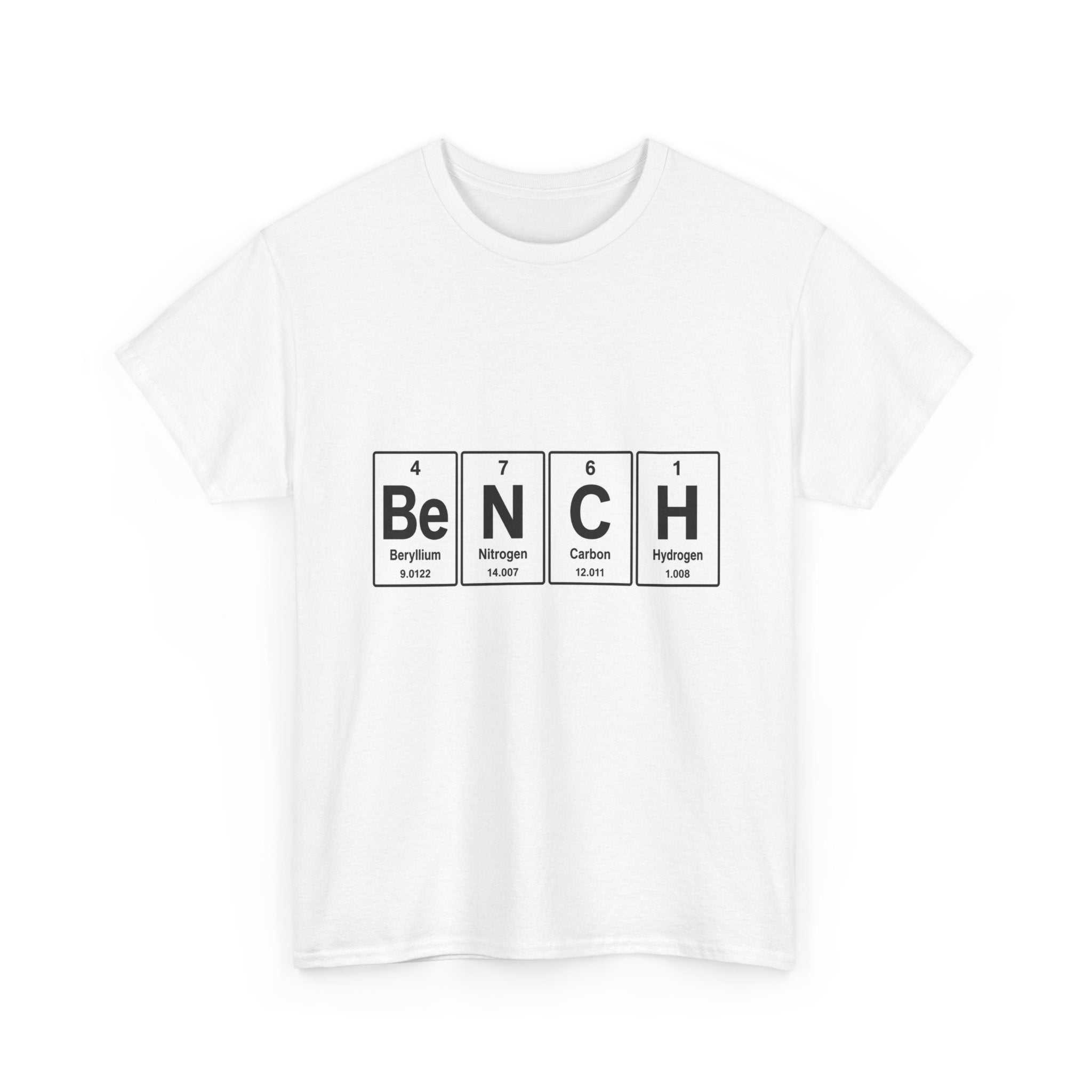 Bench Periodic Table T-Shirt – Funny Gym T-shirts